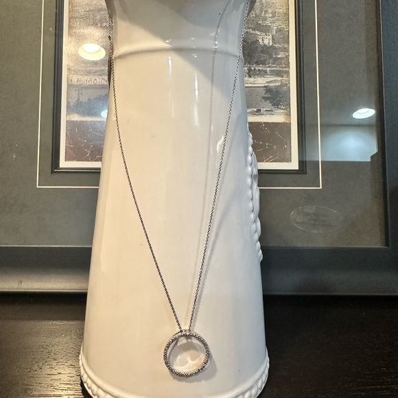 Kohl’s .10 CTTW Diamond Pendant Sterling Silver Necklace - Picture 2 of 4